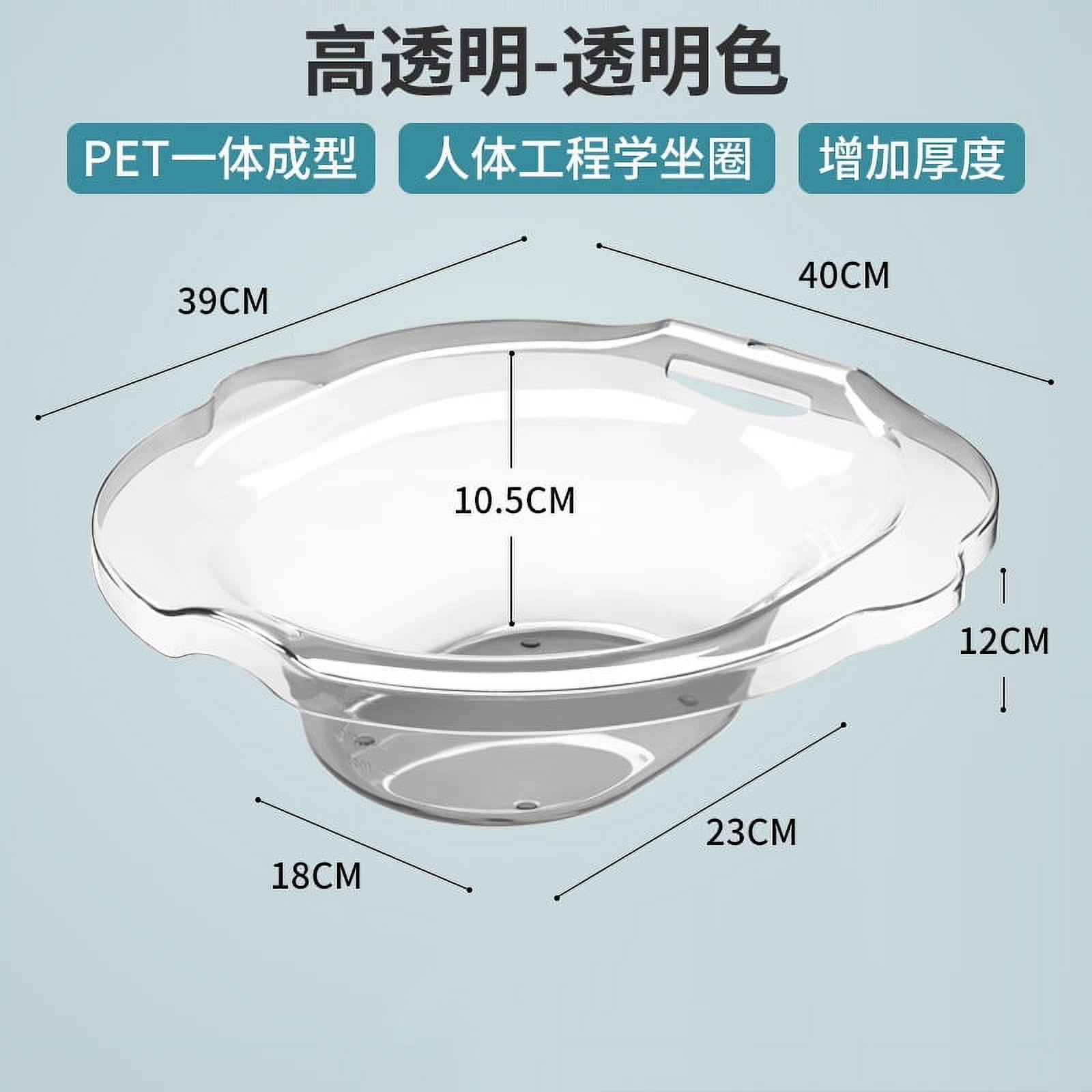 MRLESS Portable Sitz Bath Basin For Pregnant Women Postoperative Care Sitz Bath Basin Universal Fit For Toilet Seat Simple And Convenient